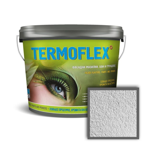 Фасадна силиконова мазилка ТЕРМОФЛЕКС® TECH 1,5 мм- драскана
