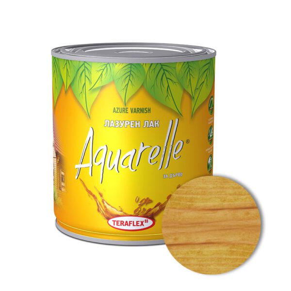 Лак за дърво - Aquarelle, орех, 0,600-2,5 л.