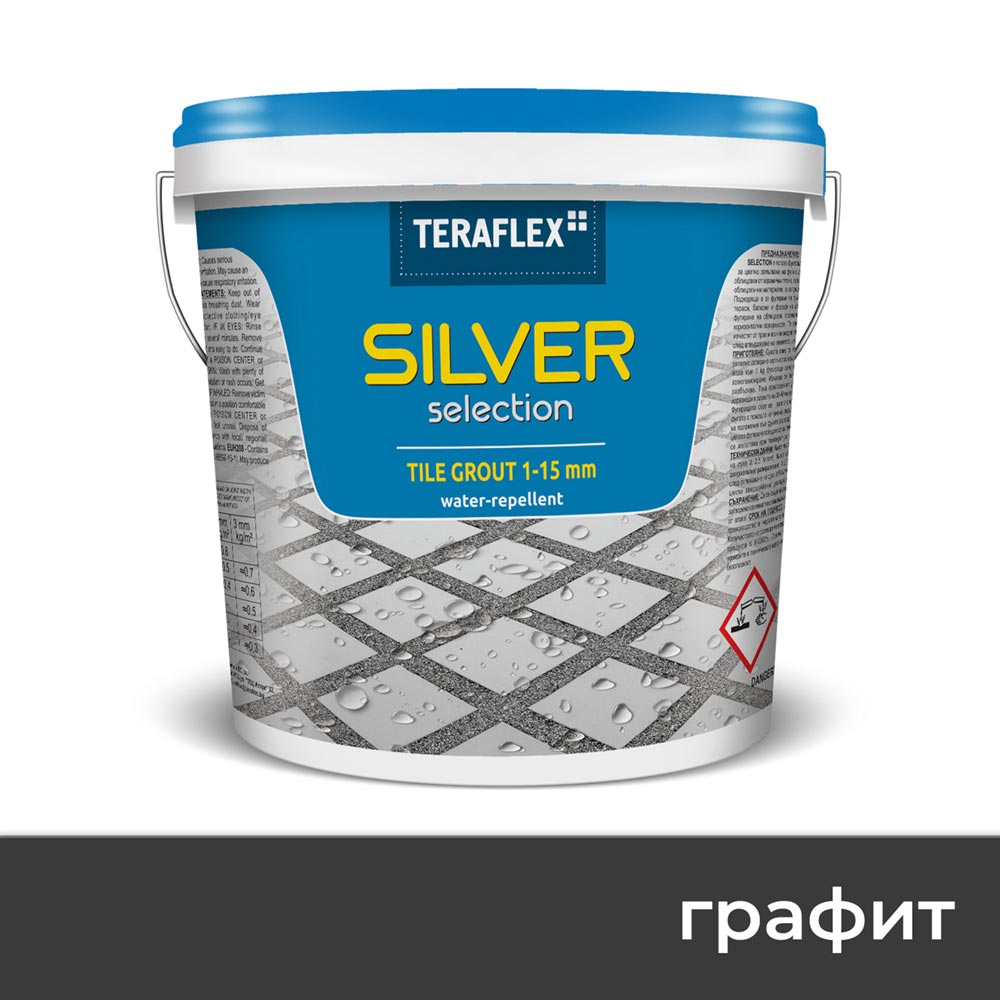 Фугираща смес - Silver Selection, 1-15 мм., графит