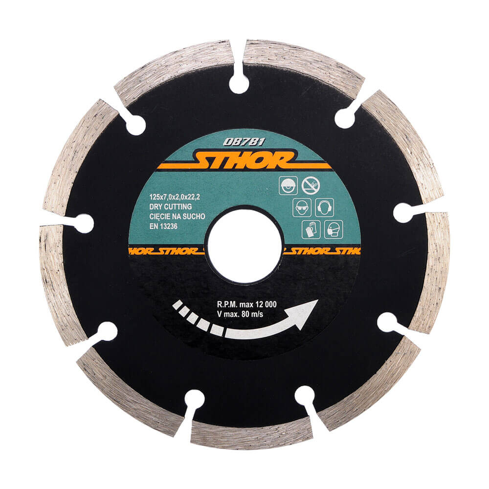 Диамантен диск за бетон, сегментиран Ø-125 мм
