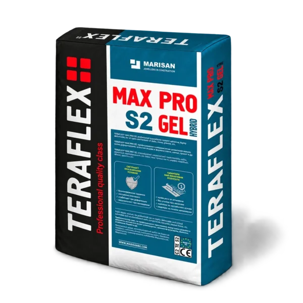 ТЕРАФЛЕКС MAX PRO S2 C2TE S2 25 кг – супереластично гел лепило за плочки